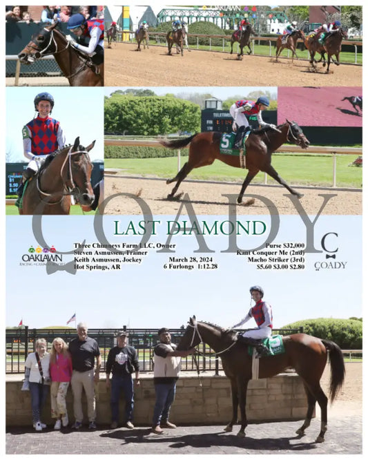 Last Diamond - 03 - 28 - 24 R01 Op Oaklawn Park