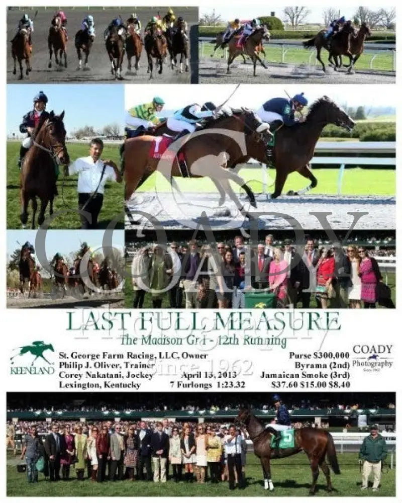Last Full Measure - 041313 Race 08 Kee Keeneland