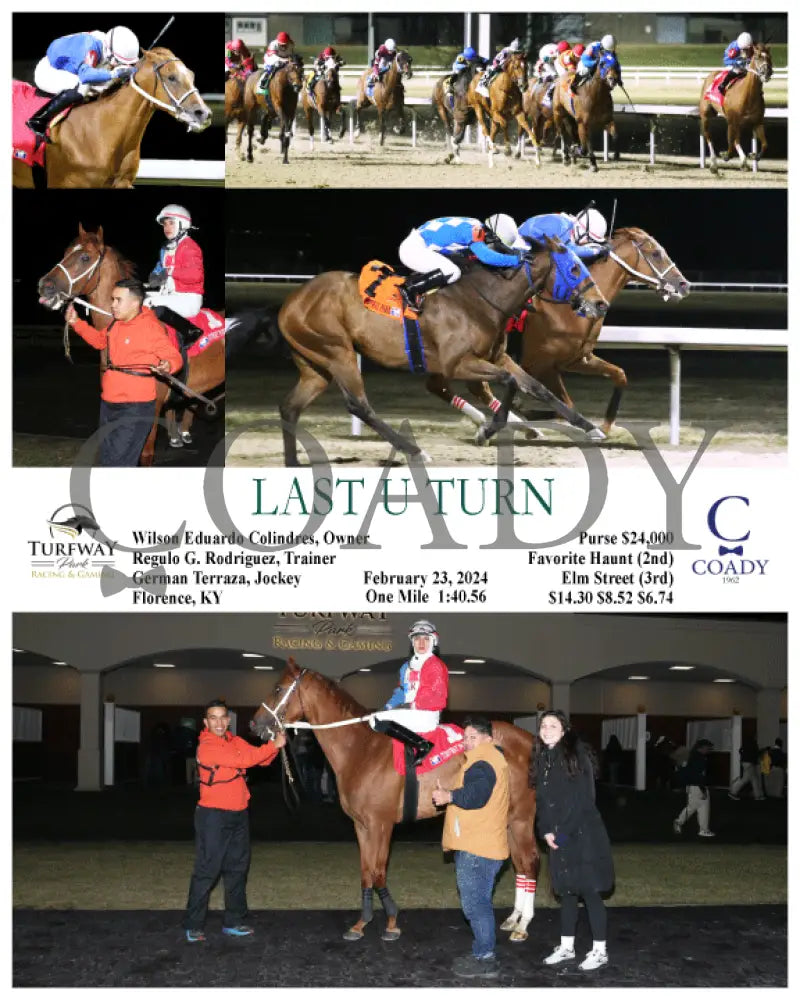 Last U Turn - 02-23-24 R07 Tp Turfway Park