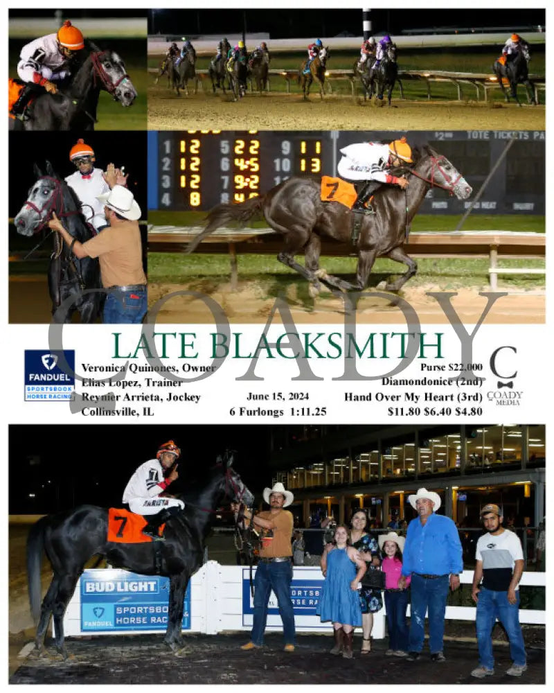 Late Blacksmith - 06-15-24 R05 Fan Fanduel Sportsbook Horse Racing