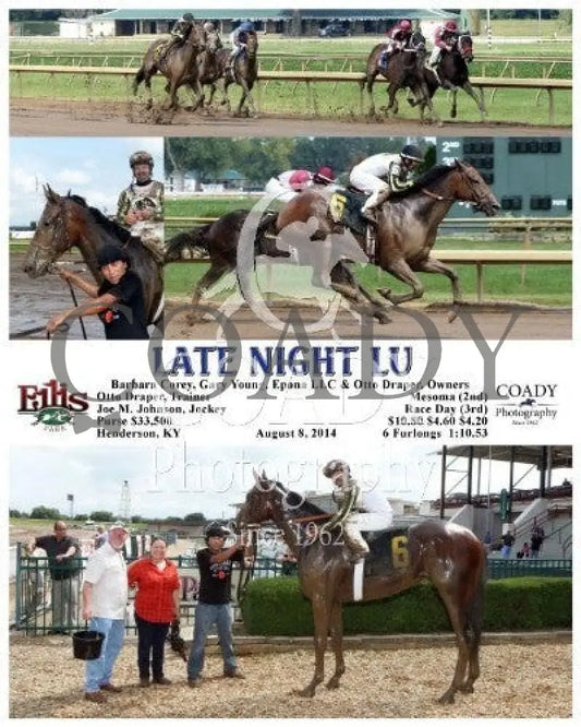 Late Night Lu - 080814 Race 06 Elp Ellis Park