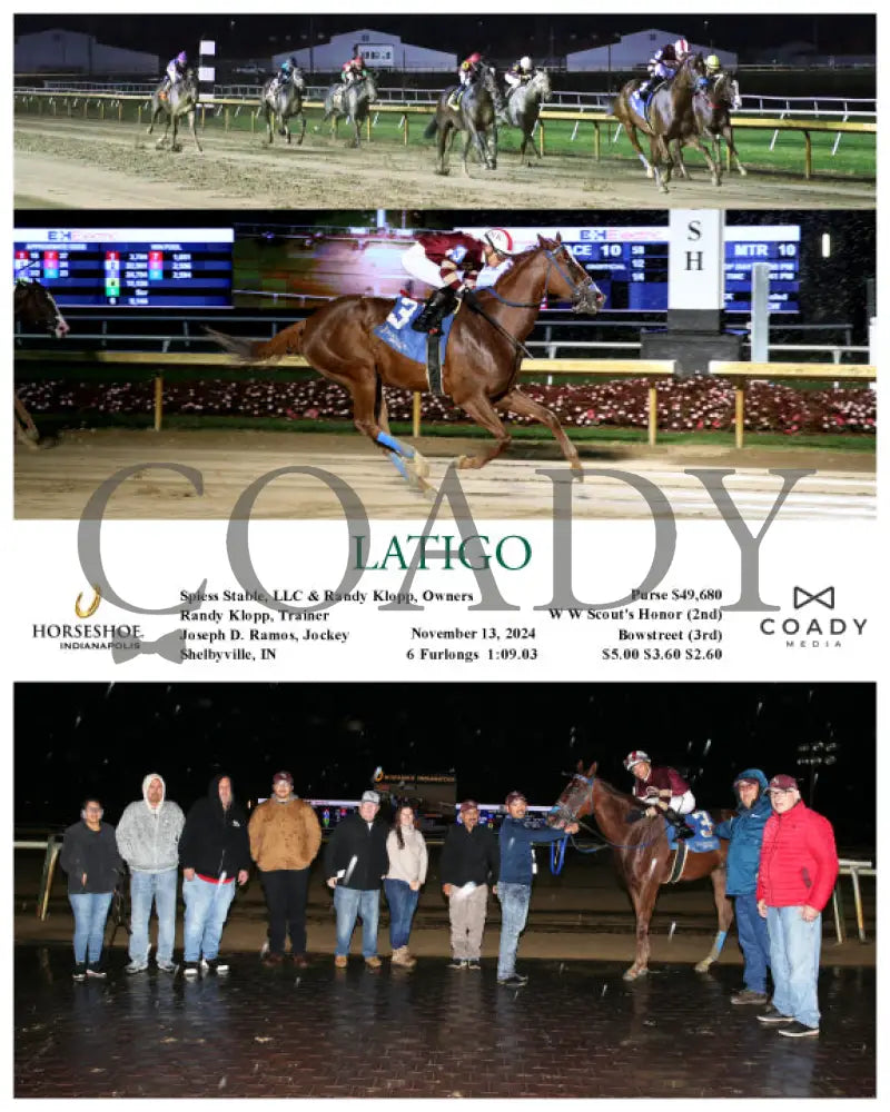 Latigo - 11-13-24 R10 Ind Indiana Grand