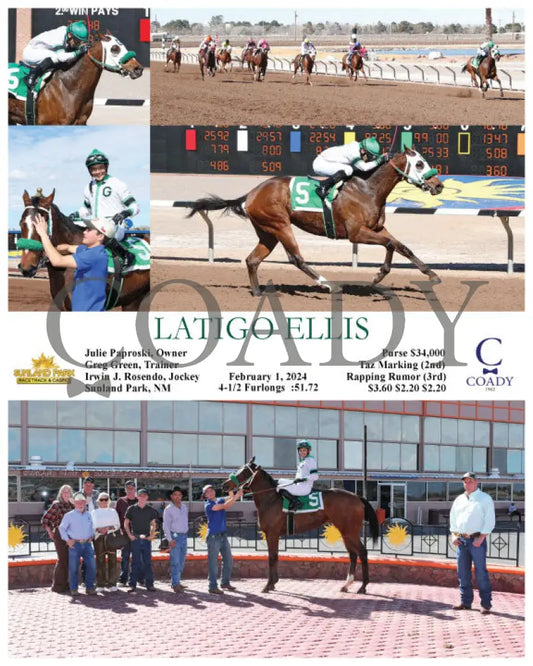 Latigo Ellis - 02-01-24 R01 Sun Sunland Park