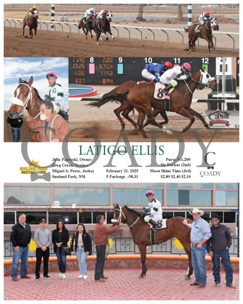 LATIGO ELLIS - 02-21-25 - R07 - SUN Turfway Park