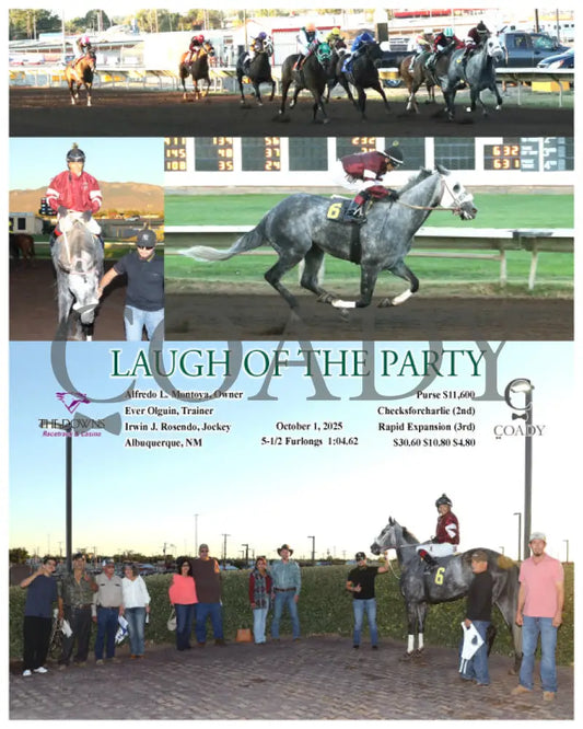 LAUGH OF THE PARTY - 10-01-25 - R02 - ALB Downs at Albuquerque
