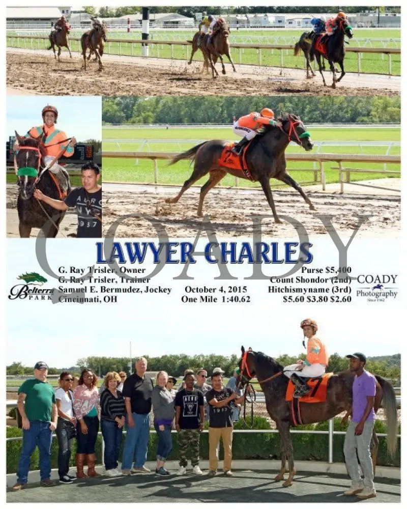 Lawyer Charles - 100415 Race 01 Btp Belterra Park