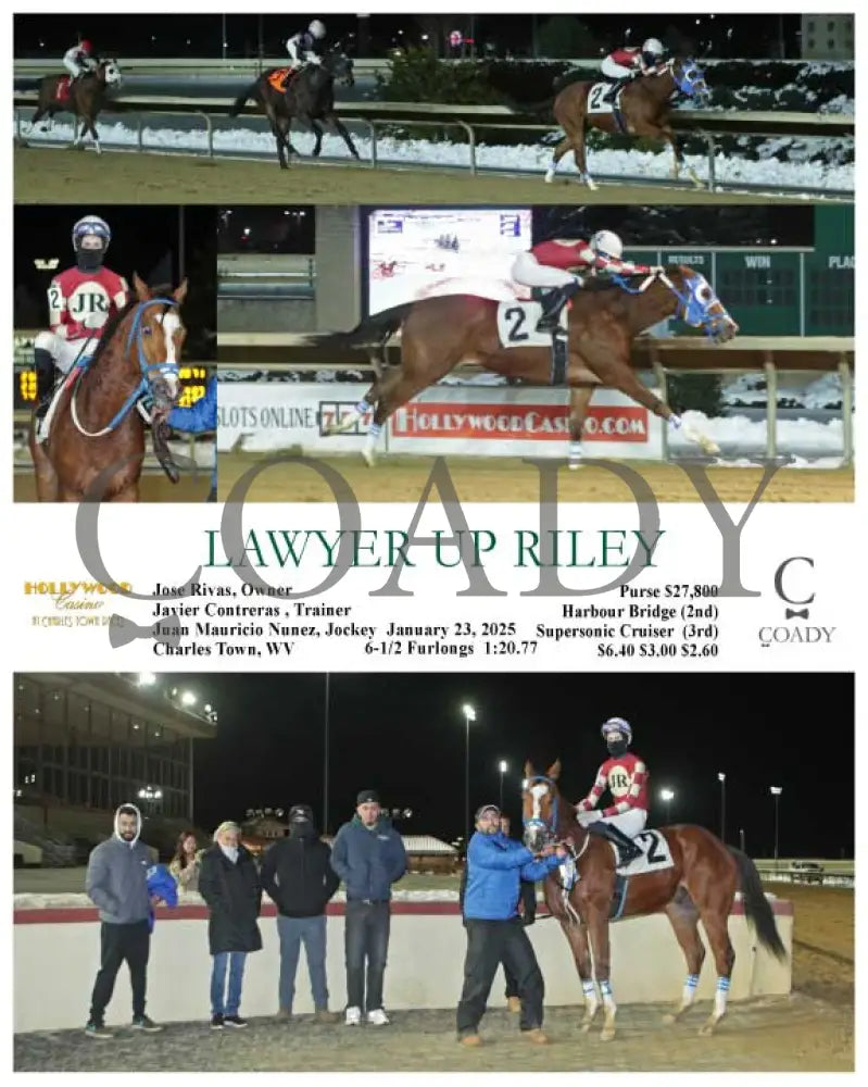 Lawyer Up Riley - 01-23-25 R06 Ct Hollywood Casino At Charles Town Races