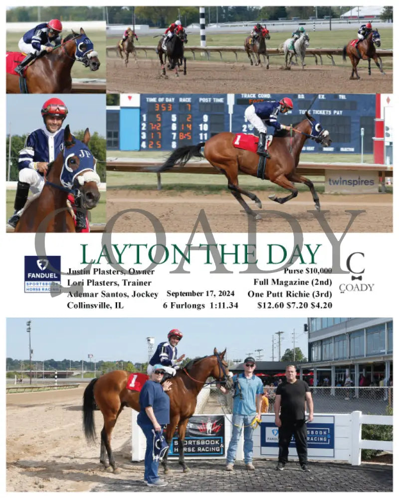 Layton The Day - 09-17-24 R07 Fan Fanduel Sportsbook Horse Racing