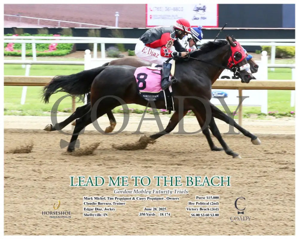 LEAD ME TO THE BEACH - Gordon Mobley Futurity Trials - 06-28-25 - R02 - IND - Action Indiana Grand