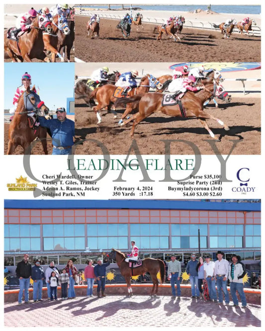 Leading Flare - 02-04-24 R06 Sun Sunland Park