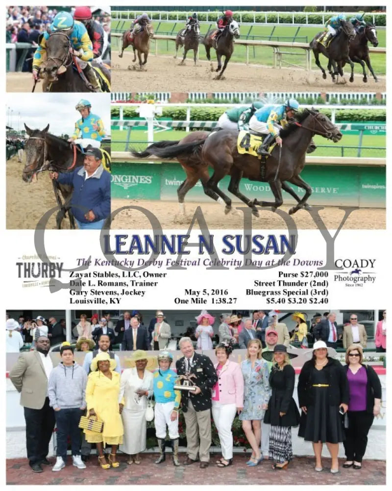 Leanne N Susan - 050516 Race 03 Cd Group Churchill Downs