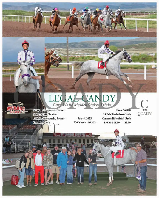 LEGAL CANDY - Gary Waite Maiden Stakes Trials - 07-04-25 - R13 - WYO Wyoming Downs