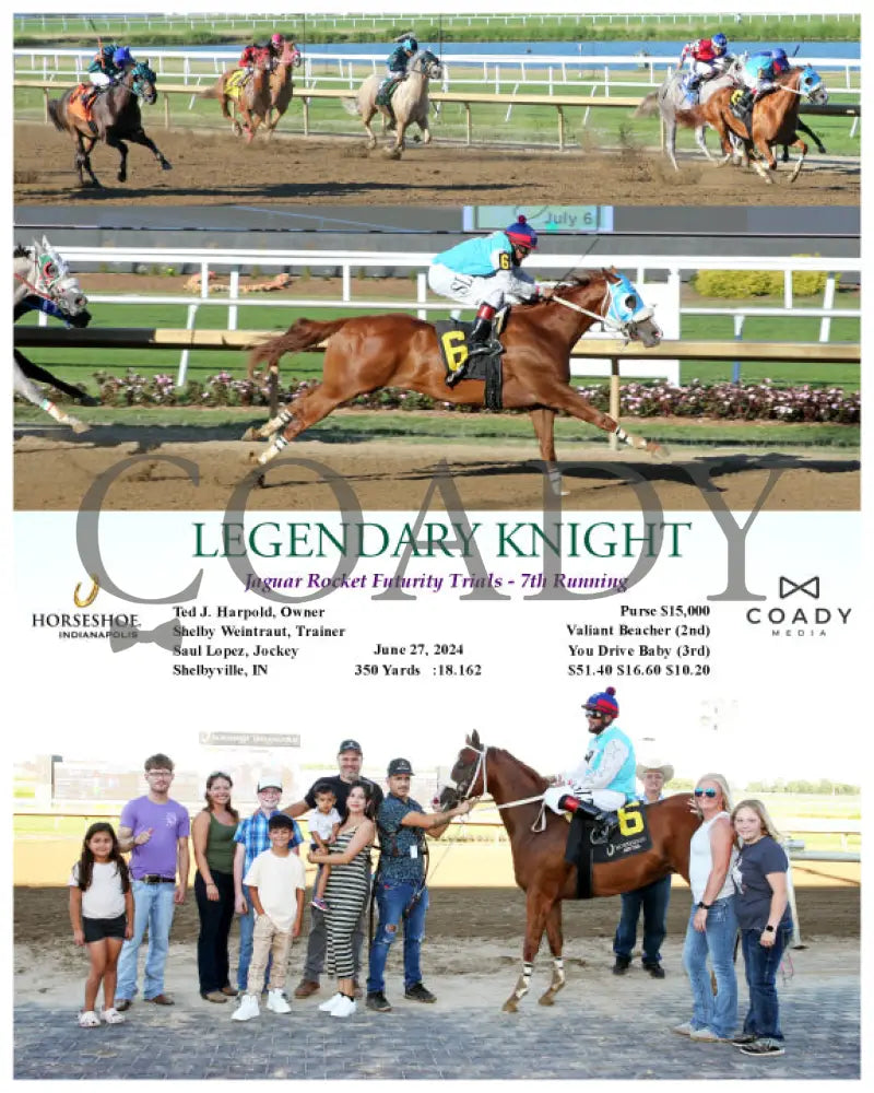 Legendary Knight - Jaguar Rocket Futurity Trials 7Th Running 06-27-24 R11 Ind Indiana Grand