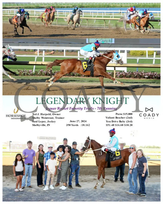 Legendary Knight - Jaguar Rocket Futurity Trials 7Th Running 06-27-24 R11 Ind Indiana Grand