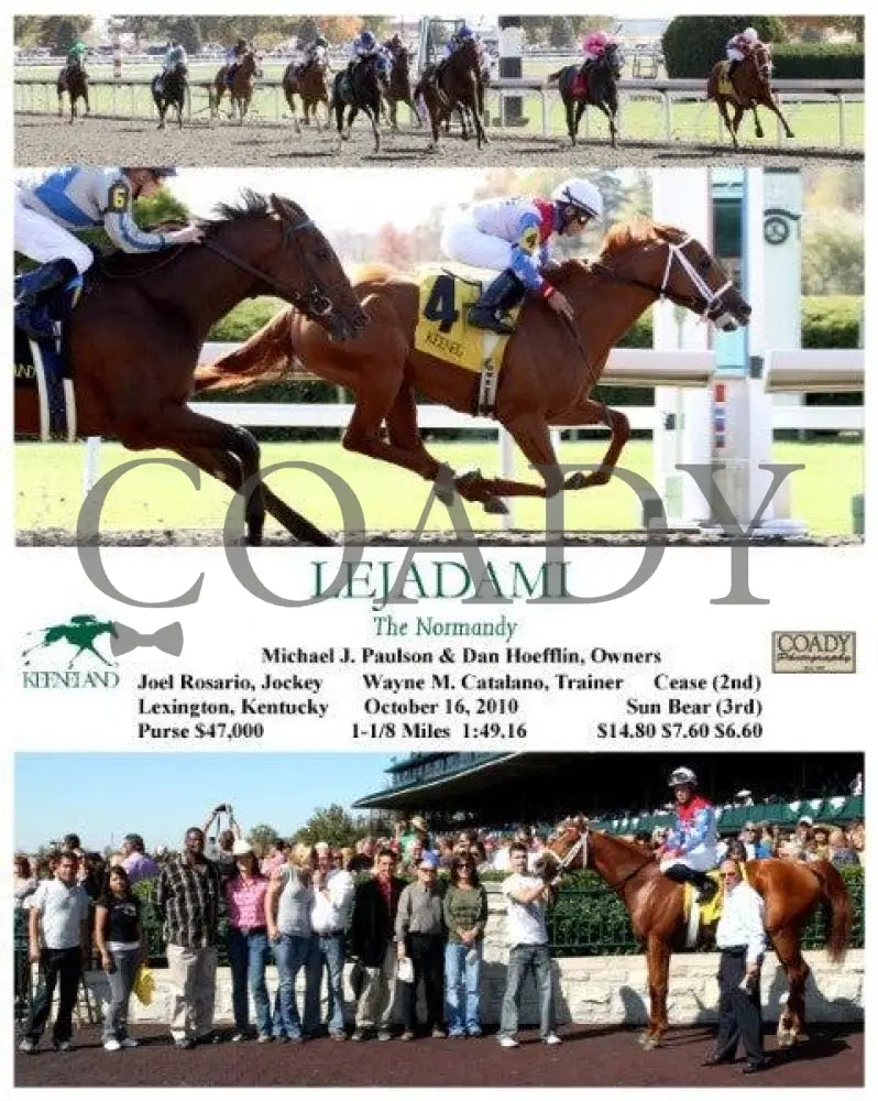 Lejadami - 10/16/2010 Keeneland
