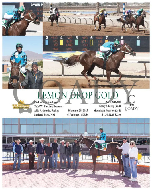 LEMON DROP GOLD - 02-28-25 - R03 - SUN Sunland Park