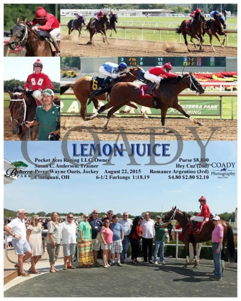 Lemon Juice - 082215 Race 03 Btp Belterra Park