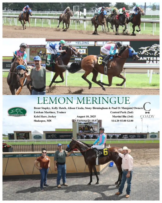 LEMON MERINGUE - 08-10-25 - R03 - CBY Canterbury Park