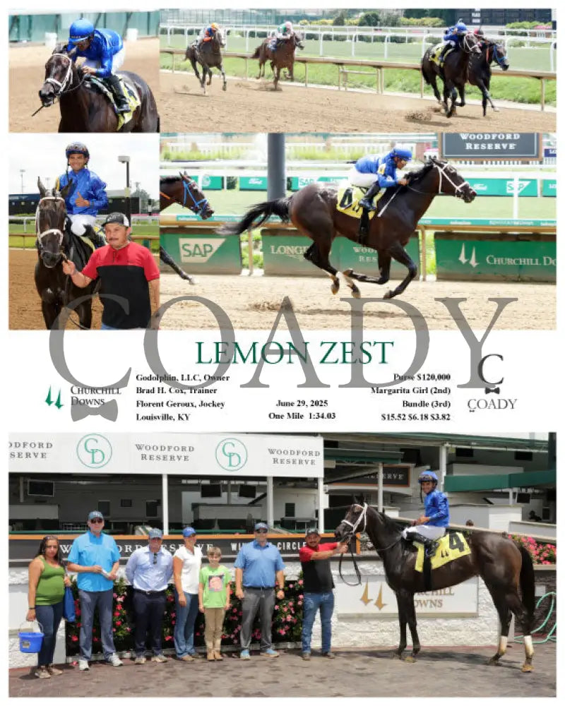 LEMON ZEST - 062925 - Race 01 - CD Churchill Downs