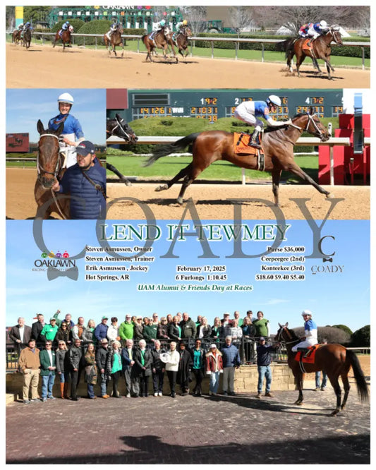 LEND IT TEWMEY - 02-17-25 - R04 - OP Oaklawn Park
