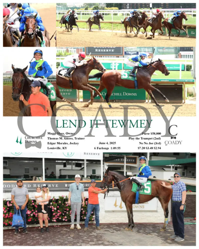 LEND IT TEWMEY - 060425 - Race 02 - CD Churchill Downs