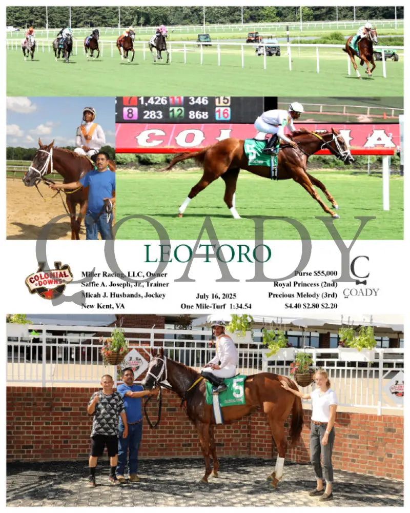 LEO TORO - 07-16-25 - R09 - CNL Colonial Downs