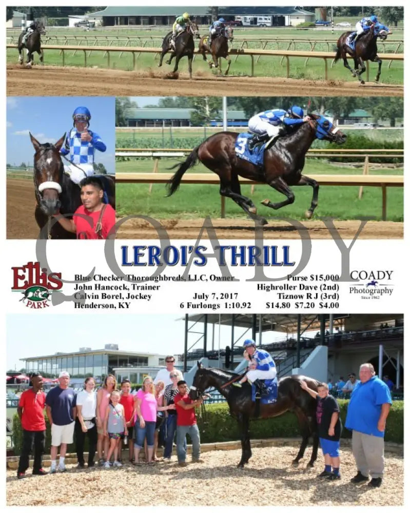 Leroi’s Thrill - 070717 Race 06 Elp Ellis Park