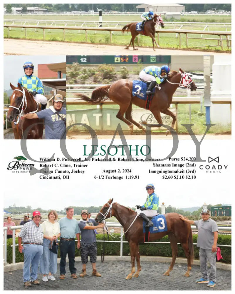 Lesotho - 080224 Race 03 Btp Belterra Park