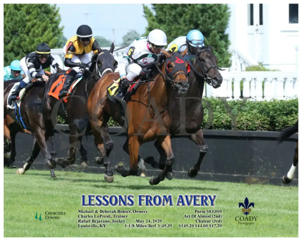 Lessons From Avery - 05-24-20 R09 Cd Action 02 Churchill Downs