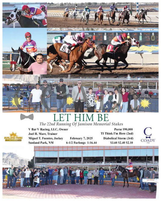 Let Him Be - The 22Nd Running Of Jamison Memorial Stakes 02-07-25 R08 Sun Turfway Park