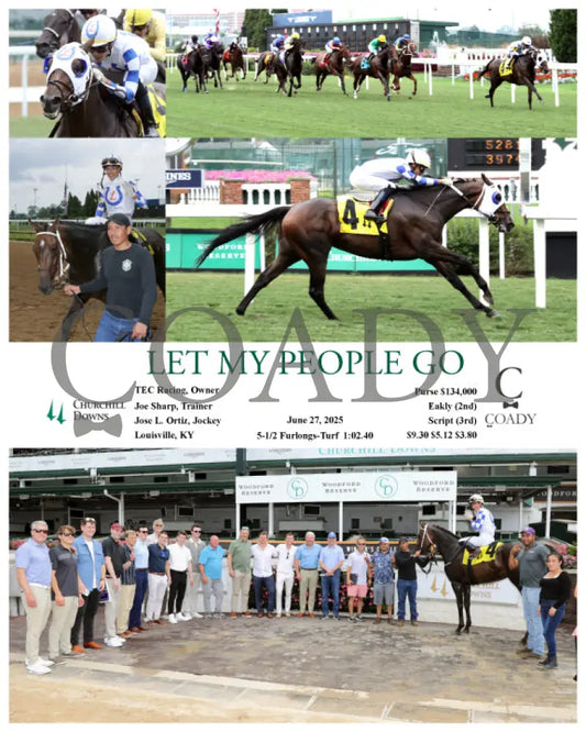 LET MY PEOPLE GO - 062725 - Race 09 - CD Churchill Downs