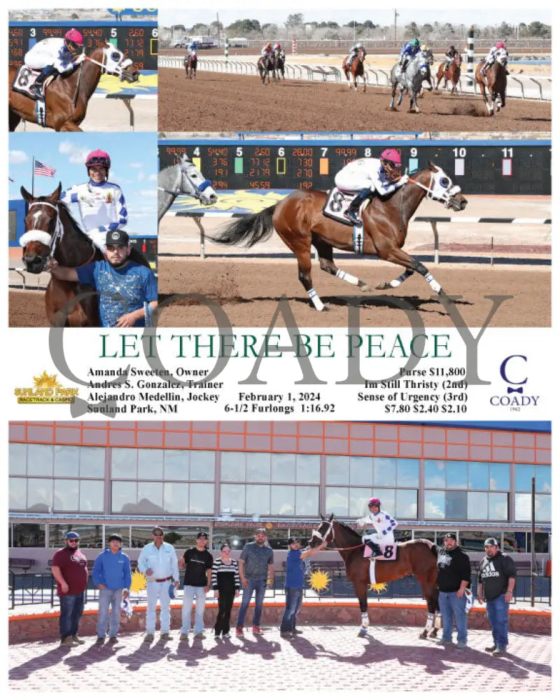 Let There Be Peace - 02-01-24 R03 Sun Sunland Park