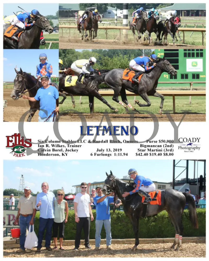 Letmeno - 07-13-19 R06 Elp Ellis Park