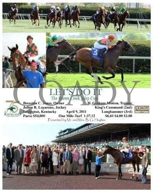 Let’s Do It - 040911 Race 08 Keeneland
