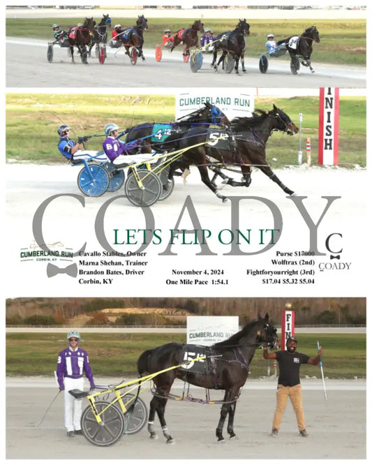 Lets Flip On It - 11-04-24 R12 Clr Cumberland Run