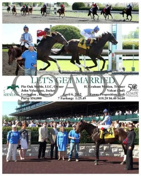 Let’s Get Married - 040612 Race 07 Keeneland