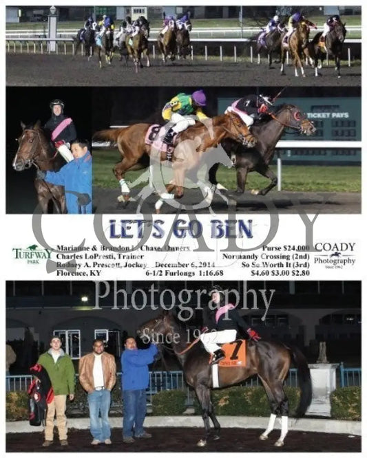 Let’s Go Ben - 120614 Race 05 Tp Turfway Park