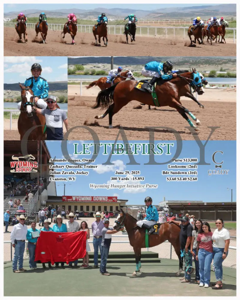 LETTIBEFIRST - 06-29-25 - R02 - WYO Wyoming Downs