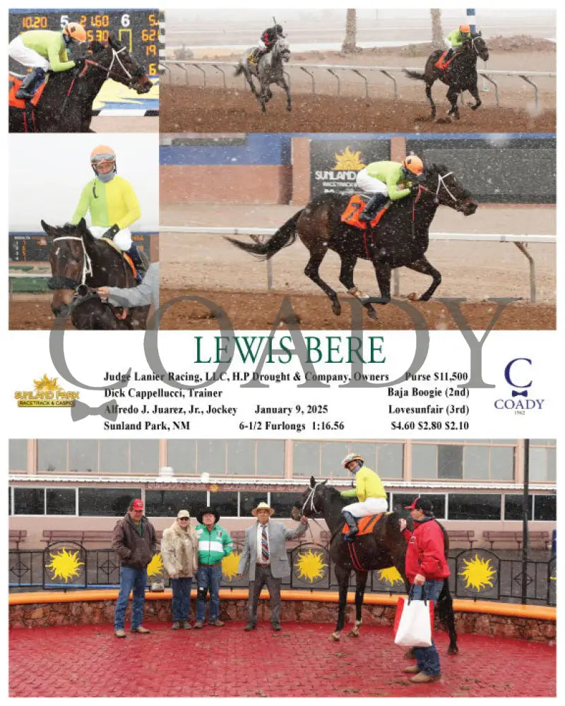 Lewis Bere - 01-09-25 R05 Sun Turfway Park