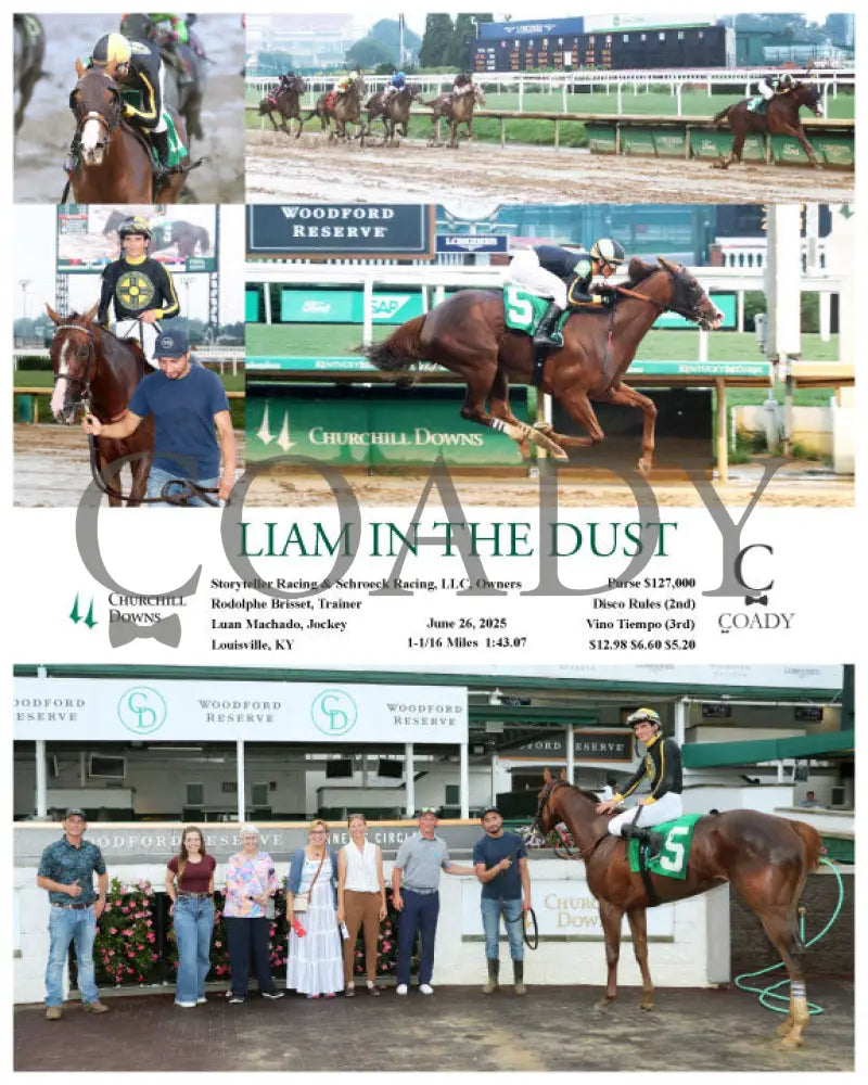 LIAM IN THE DUST - 062625 - Race 06 - CD Churchill Downs