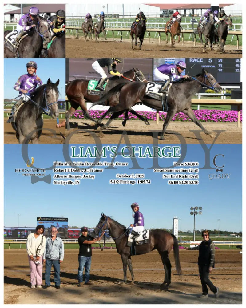LIAM’S CHARGE - 10-09-25 - R05 - IND Indiana Grand