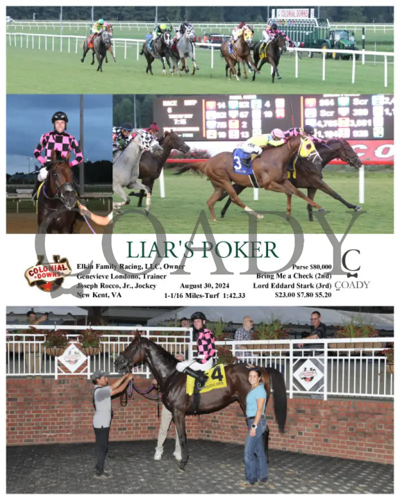 Liar’s Poker - 08-30-24 R06 Cnl Colonial Downs