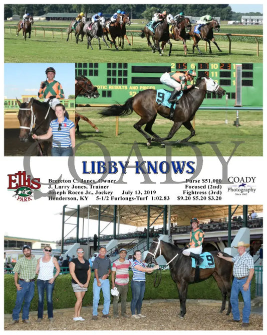 Libby Knows - 07-13-19 R09 Elp Ellis Park