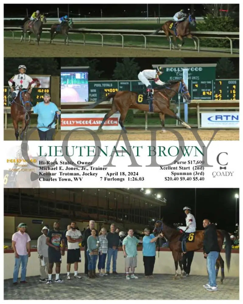 Lieutenant Brown - 04 - 18 - 24 R04 Ct Hollywood Casino At Charles Town Races