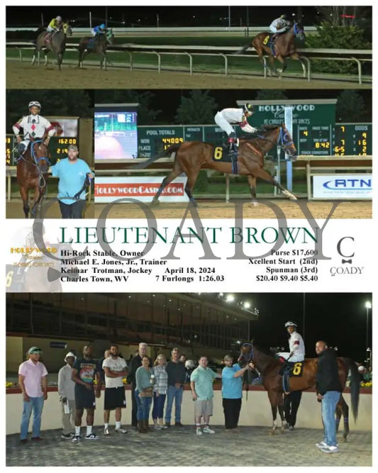 Lieutenant Brown - 04 - 18 - 24 R04 Ct Hollywood Casino At Charles Town Races