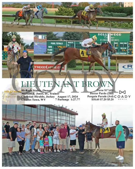 Lieutenant Brown - 08-17-24 R02 Ct Hollywood Casino At Charles Town Races