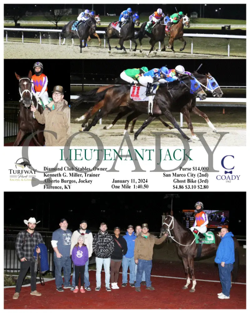 Lieutenant Jack - 01-11-24 R02 Tp Turfway Park