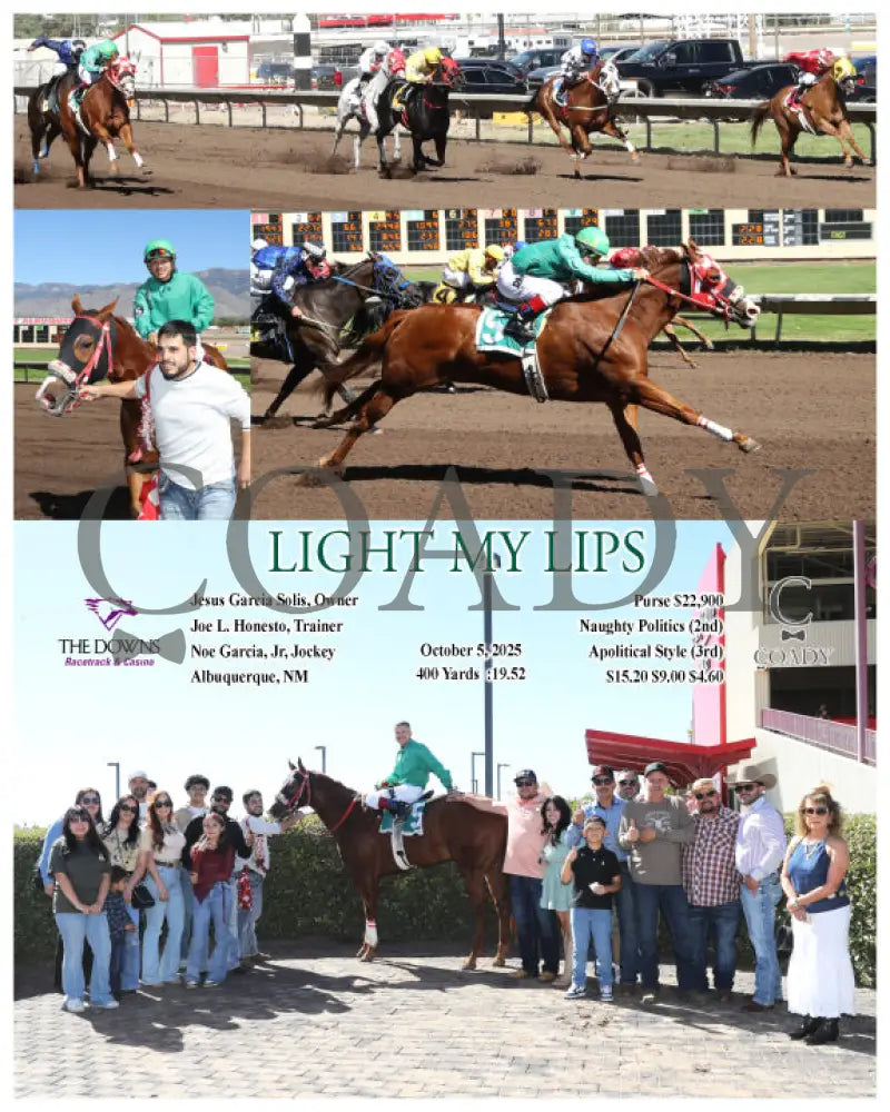 LIGHT MY LIPS - 10-05-25 - R03 - ALB Downs at Albuquerque