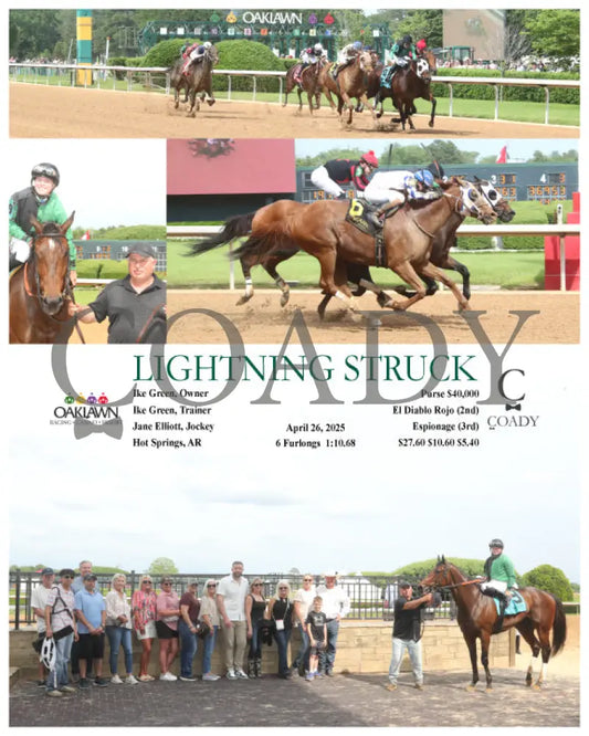 LIGHTNING STRUCK - 04-26-25 - R07 - OP Oaklawn Park