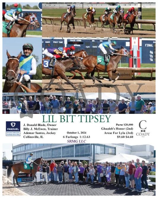 Lil Bit Tipsey - 10-01-24 R04 Fan Fanduel Sportsbook Horse Racing